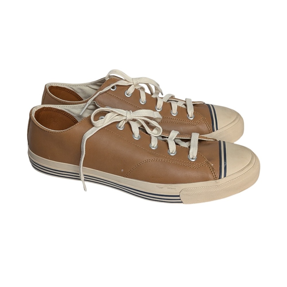 PRO-Keds Men's Size 14 Leather Low‎ Top Sneakers Tan White Casual Classic Retro
